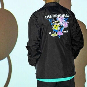 VANS x Disney Mickey's‎ 90th Anniversary Torrey Coach’s Jacket Men’s Size Small